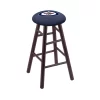 Holland Bar Stool Co. Maple Counter Stool, Dark Cherry Finish, Winnipeg Jets Seat