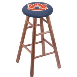 Holland Bar Stool Co. Maple Bar Stool, Medium Finish, Auburn Seat