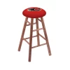 Holland Bar Stool Co. Maple Counter Stool, Medium Finish, Calgary Flames Seat -Kitchen & Dining Furniture Sales Store Holland20Bar20Stool20Co RCMSMedCalFla