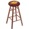 Holland Bar Stool Co. Maple Bar Stool, Medium Finish, Central Michigan Seat