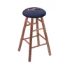 Holland Bar Stool Co. Maple Bar Stool, Medium Finish, Columbus Blue Jackets Seat