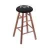 Holland Bar Stool Co. Maple Counter Stool, Medium Finish, Los Angeles Kings Seat