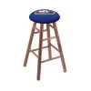 Holland Bar Stool Co. Maple Counter Stool, Medium Finish, New York Islanders Seat