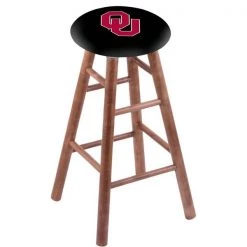 Holland Bar Stool Co. Maple Bar Stool, Medium Finish, Oklahoma Seat
