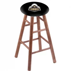 Holland Bar Stool Co. Maple Bar Stool, Medium Finish, Purdue Seat
