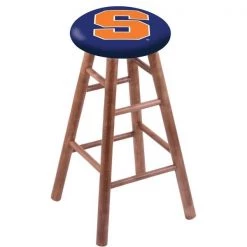 Holland Bar Stool Co. Maple Counter Stool, Medium Finish, Syracuse Seat
