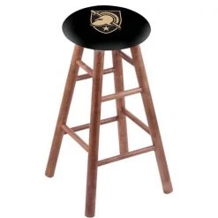 Holland Bar Stool Co. Maple Counter Stool, Medium Finish, US Military Academy ARMY Seat