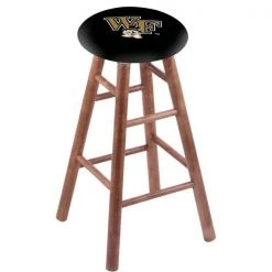 Holland Bar Stool Co. Maple Counter Stool, Medium Finish, Wake Forest Seat