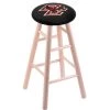 Holland Bar Stool Co. Maple Counter Stool, Natural Finish, Boston College Seat