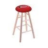 Holland Bar Stool Co. Maple Counter Stool, Natural Finish, Carolina Hurricanes Seat