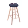 Holland Bar Stool Co. Maple Bar Stool, Natural Finish, Columbus Blue Jackets Seat