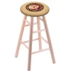 Holland Bar Stool Co. Maple Bar Stool, Natural Finish, Indian Motorcycle Seat