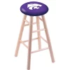 Holland Bar Stool Co. Maple Bar Stool, Natural Finish, Kansas State Seat -Kitchen & Dining Furniture Sales Store Holland20Bar20Stool20Co RCMSNatKnsasSxx04d589