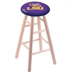 Holland Bar Stool Co. Maple Counter Stool, Natural Finish, Louisiana State Seat