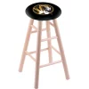 Holland Bar Stool Co. Maple Counter Stool, Natural Finish, Missouri Seat