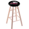 Holland Bar Stool Co. Maple Bar Stool, Natural Finish, Northern Illinois Seat