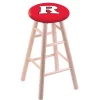 Holland Bar Stool Co. Maple Bar Stool, Natural Finish, Rutgers Seat