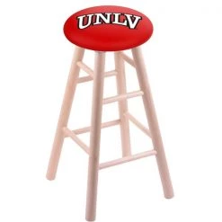Holland Bar Stool Co. Maple Bar Stool, Natural Finish, UNLV Seat