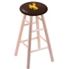 Holland Bar Stool Co. Maple Bar Stool, Natural Finish, Wyoming Seat