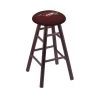 Holland Bar Stool Co. Oak Counter Stool, Dark Cherry Finish, Arizona Coyotes Seat