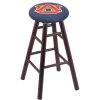 Holland Bar Stool Co. Oak Bar Stool, Dark Cherry Finish, Auburn Seat