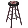 Holland Bar Stool Co. Oak Counter Stool, Dark Cherry Finish, Boston College Seat