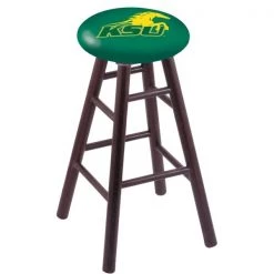 Holland Bar Stool Co. Oak Counter Stool, Dark Cherry Finish, Kentucky State University Seat