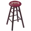 Holland Bar Stool Co. Oak Bar Stool, Dark Cherry Finish, Mississippi State Seat