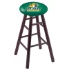 Holland Bar Stool Co. Oak Counter Stool, Dark Cherry Finish, Northern Michigan Seat
