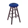 Holland Bar Stool Co. Oak Bar Stool, Dark Cherry Finish, St Louis Blues Seat