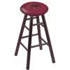 Holland Bar Stool Co. Oak Bar Stool, Dark Cherry Finish, Texas State Seat