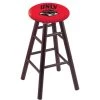 Holland Bar Stool Co. Oak Bar Stool, Dark Cherry Finish, UNLV Seat