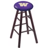 Holland Bar Stool Co. Oak Counter Stool, Dark Cherry Finish, Washington Seat
