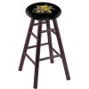 Holland Bar Stool Co. Oak Bar Stool, Dark Cherry Finish, Wichita State Seat