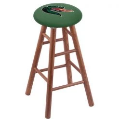 Holland Bar Stool Co. Oak Bar Stool, Medium Finish, UAB Seat