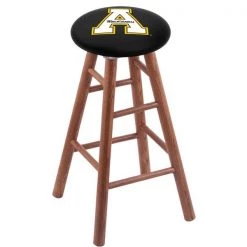 Holland Bar Stool Co. Oak Counter Stool, Medium Finish, Appalachian State Seat