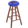 Holland Bar Stool Co. Oak Counter Stool, Medium Finish, Boise State Seat