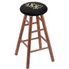 Holland Bar Stool Co. Oak Bar Stool, Medium Finish, Central Florida Seat