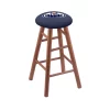 Holland Bar Stool Co. Oak Counter Stool, Medium Finish, Edmonton Oilers Seat