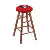 Holland Bar Stool Co. Oak Counter Stool, Medium Finish, Florida Panthers Seat