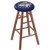 Holland Bar Stool Co. Oak Bar Stool, Medium Finish, Georgetown Seat