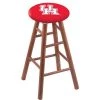 Holland Bar Stool Co. Oak Bar Stool, Medium Finish, Houston Seat