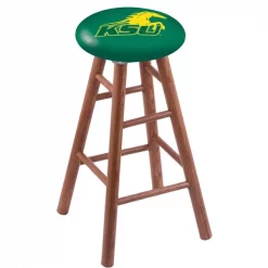 Holland Bar Stool Co. Oak Counter Stool, Medium Finish, Kentucky State University Seat