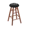 Holland Bar Stool Co. Oak Counter Stool, Medium Finish, Los Angeles Kings Seat