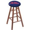 Holland Bar Stool Co. Oak Counter Stool, Medium Finish, Ole' Miss Seat