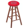 Holland Bar Stool Co. Oak Bar Stool, Medium Finish, North Carolina State Seat