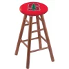 Holland Bar Stool Co. Oak Counter Stool, Medium Finish, Stanford Seat