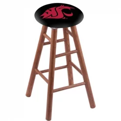 Holland Bar Stool Co. Oak Counter Stool, Medium Finish, Washington State Seat