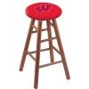 Holland Bar Stool Co. Oak Bar Stool, Medium Finish, Wisconsin "W" Seat