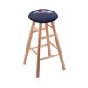 Holland Bar Stool Co. Oak Bar Stool, Natural Finish, Colorado Avalanche Seat